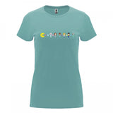 Custom Women's Fitted Medical T-Shirt Austral Green 100% Cotton