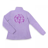 Personalised Custom Name Women Fleece Jacket Sweet Lavender Design 1 Nurse