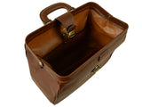 Italian Prime Leather Doctors Medical Bag TEXAS