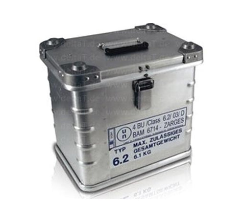 BioHazzardLogisticBox Aluminium Passive Box with Insulating Insert