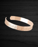 Copper Bangle 3/8" Celtic Weave Large 'SUPER B'