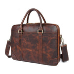 Doctors Handbag Genuine Leather Shoulder Laptop Briefcase