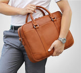 Doctors Handbag Genuine Leather Shoulder Laptop Briefcase