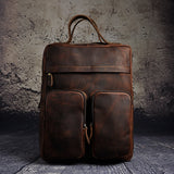 Doctors Bag University Student School Book Bag High Quality Cowhide