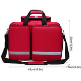 First Aid Medical Bag Large Multi-pocket (Portable Messenger)