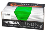 UVLI Slit-Top Covers for 3-liter IV Bags (3000 ml) Green 10 in x 18 in (25,4 cm x 45,7 cm) 0781