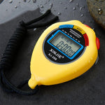 Portable Digital Timers LCD Handheld Sport Stopwatch Professional Waterproof Chronograph Timer Counter With Strap