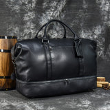 Leather Doctors Bag Unisex Duffle Bag