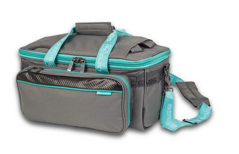 GPs Light Weight Medical Bag Grey and Turquoise Doctors Bag