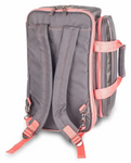 GPs Light Weight Medical Bag Grey and Salmon Pink Doctors Bag