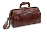 Elite Classy's Medical Bag - Brown Leather Doctors Bag