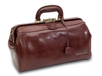 Elite Classy's Medical Bag - Brown Leather Doctors Bag