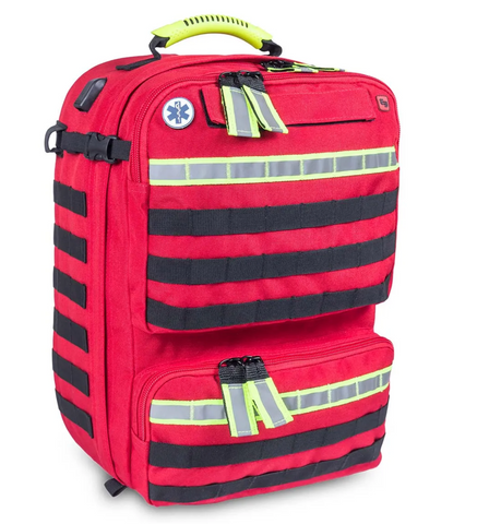 Elite PARAMEDS Rescue Tactical Backpack Medical Emergency Bag Red