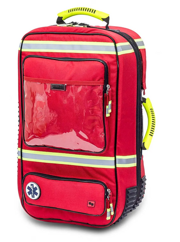 EMERAIRS Advanced Life Support Emergency Briefcase (ALS) Red Medical Bag
