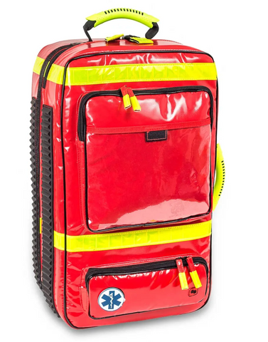 EMERAIRS Advanced Life Support Emergency Briefcase (ALS) Red  Tarpaulin Medical Bag