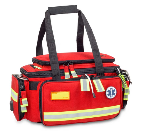 EXTREMES Emergency Basic Life Support Bag Red Medical Bag