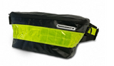 Elite Waist First Aid Kit Bag Black Reflective Tarpaulin Bumbag