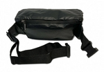 Elite Waist First Aid Kit Bag Black Reflective Tarpaulin Bumbag