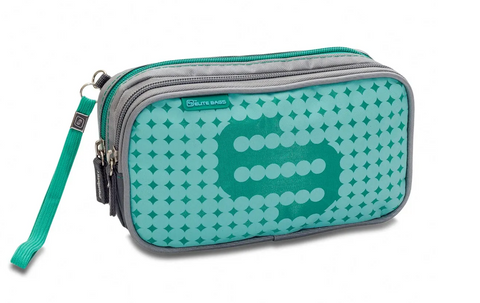 DIAS FUNNY DOTS Isothermal Toiletry Bag for Diabetics Kit Green