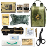 First Aid Kit (Outdoor, Camping, Military - IFAK Bag Trauma, Survival Pouch)